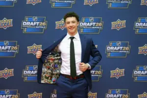 Canucks take Caleb Malhotra, son of coach Manny, with No. 3 pick