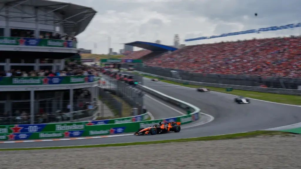 Norris wins dramatic Dutch Grand Prix as Verstappen crashes
