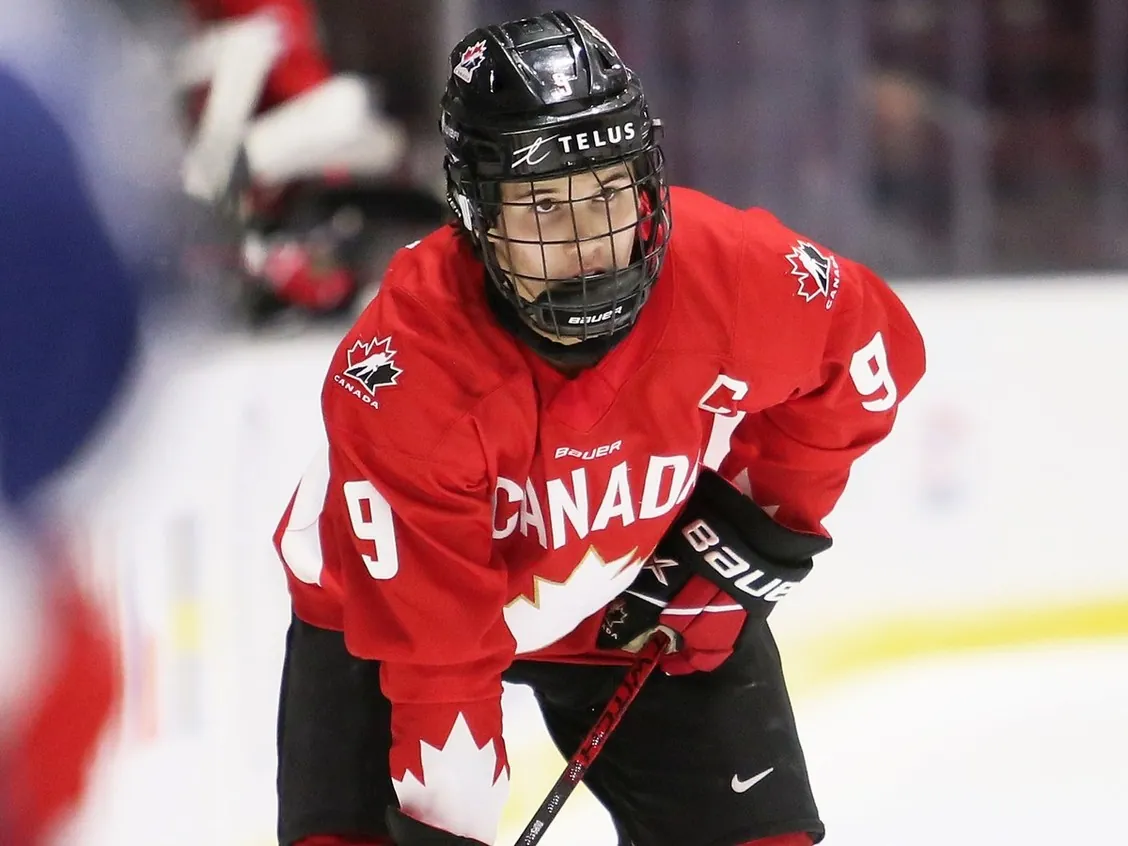 Landon DuPont is taking part in the Hlinka-Gretzky Cup in Edmonton.
