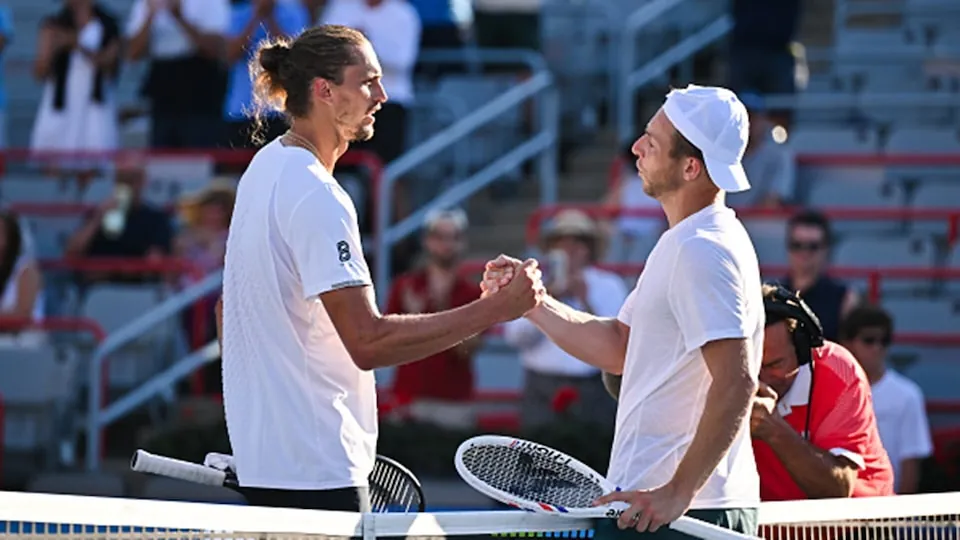 No. 1 seed Zverev bounced from National Bank Open with upset loss to Griekspoor