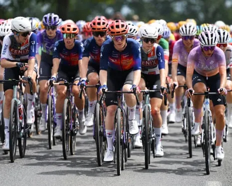 Lily Williams of United States and Team Human Powered Health prior to the 5th Tour de France Femmes 2026 - Stage 3